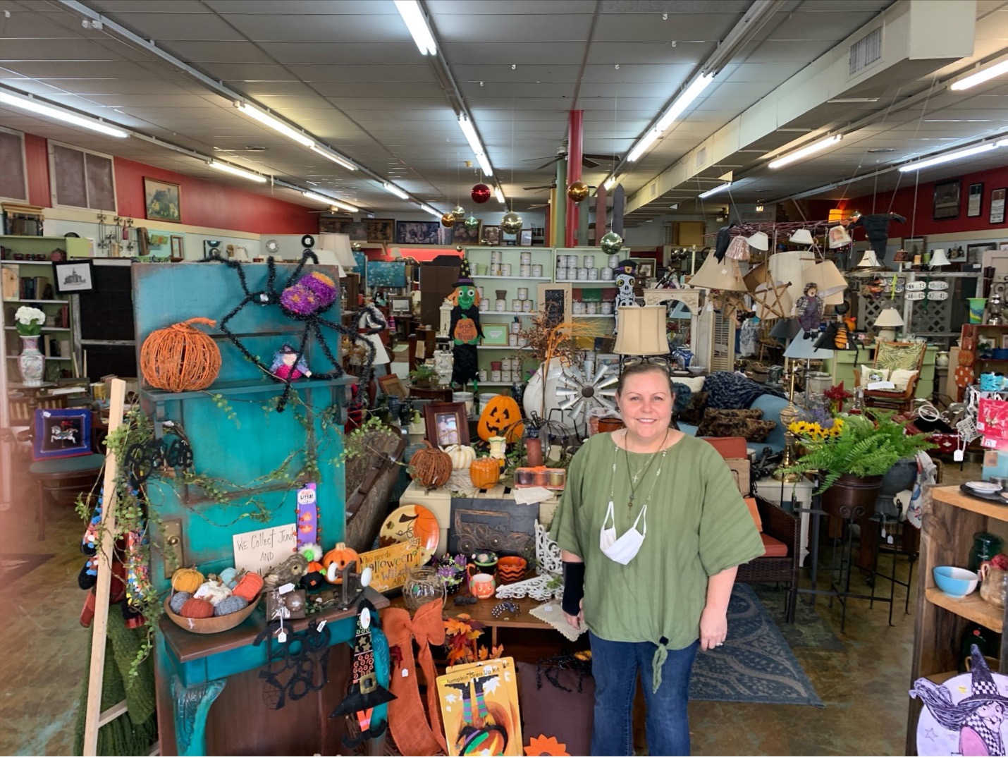 Shannon Arick standing in her store